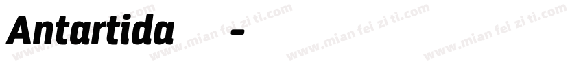 Antartida 字体下载字体转换